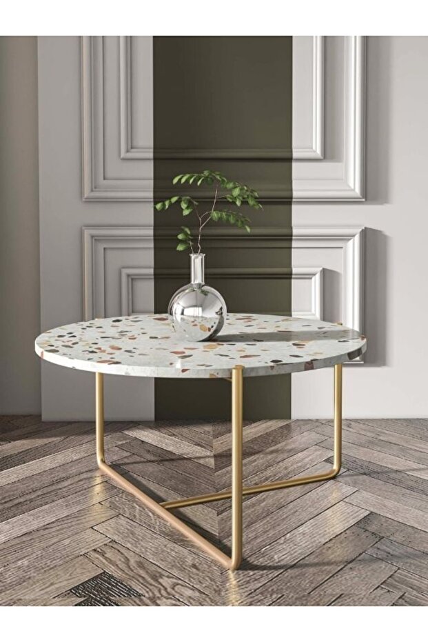 Rokso Terrazo Orta Sehpa - 1