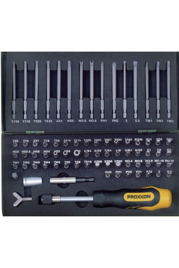 75 Parça Tornavida Bits Uç Takımı - 1