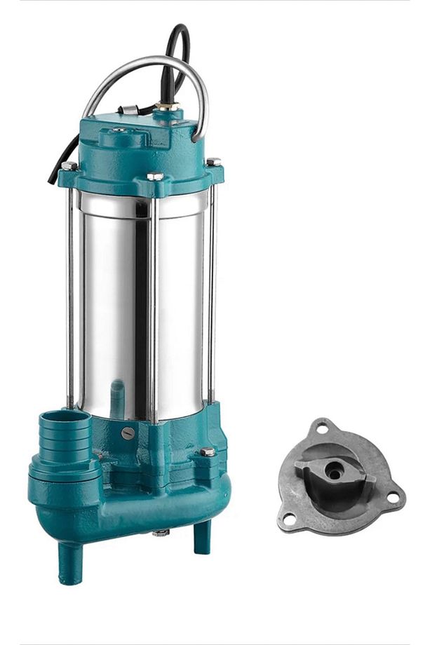 Italyan 5 Hp 100% Bakır Sargı Paslanmaz Bıçaklı Parçalayıcı Dalgıç Pompa Kirli Su Dalgıç Foseptik - 1