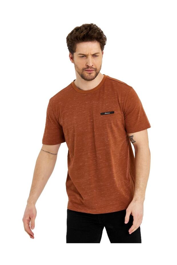 Erkek Basic Baskısız Logolu Kısa Kol Tişört - 2