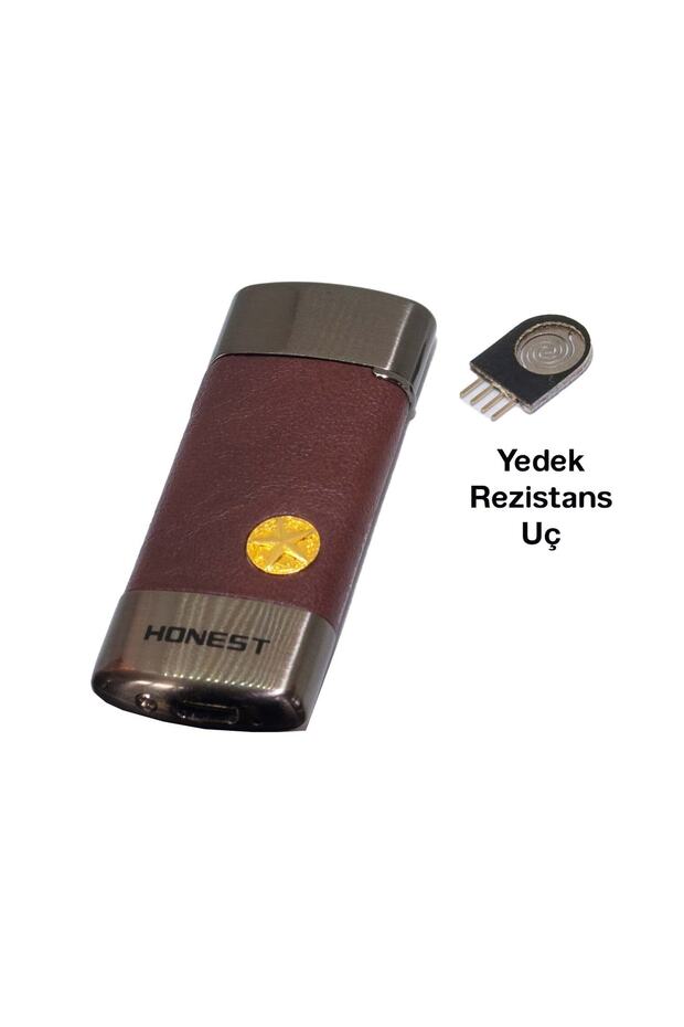 Şarjlı Honest Metal Çakmak , Elektronik Çakmak - 4