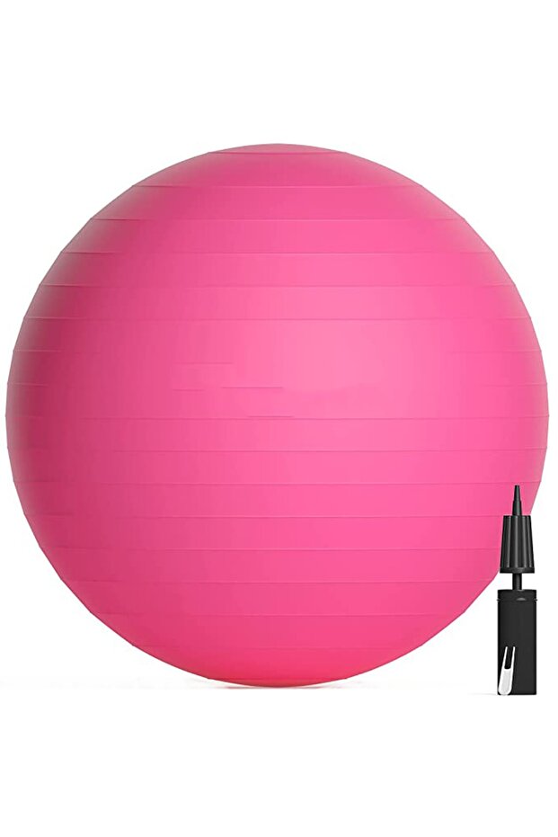 65 cm Pilates Ball and Bidirectional Pump Set Quality Material Yoga Exercise Ball