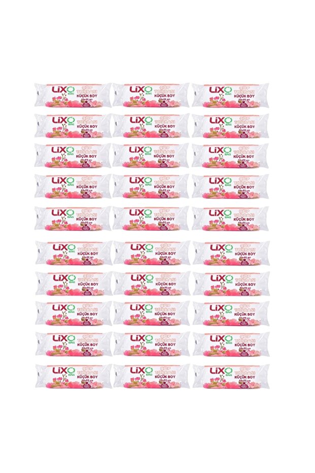 Garbage Bag Small Size 40x50 Cm 30 Pieces Roll (30 Packs) Transparent