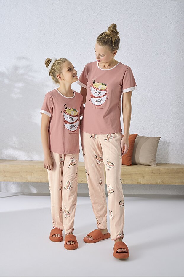 14324 Printed Pajama Set - 1