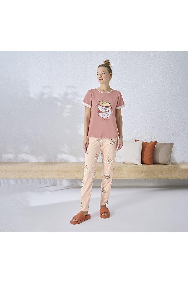 14324 Printed Pajama Set - 3