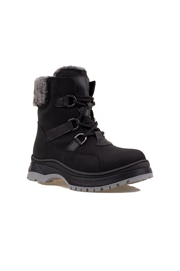 Siyah Alexis Çocuk Postal Bot - 1