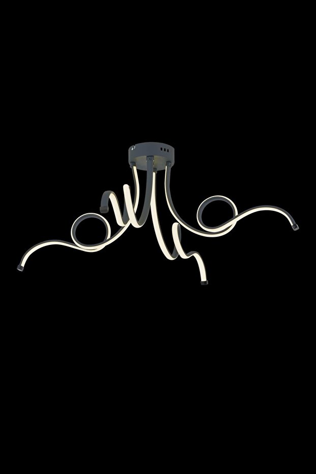 Lucea 3 Renkli Ledli Antresit Renkli 4'lü Plafonyer Avize - 3