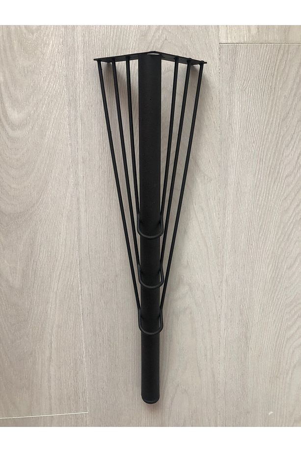 Metal,venüs 40*10*10 Cm Siyah Statik Boyalı ,sehpa,puf ,sandalye Ayağı ( 4 Adet) - 1