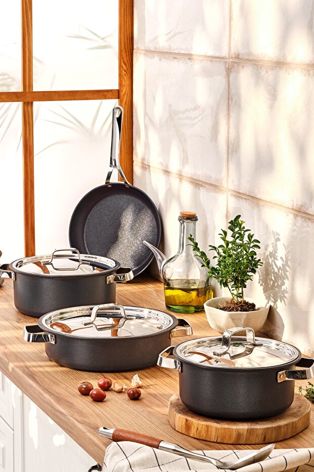 Stronger 7 Parça Tencere Seti - 1