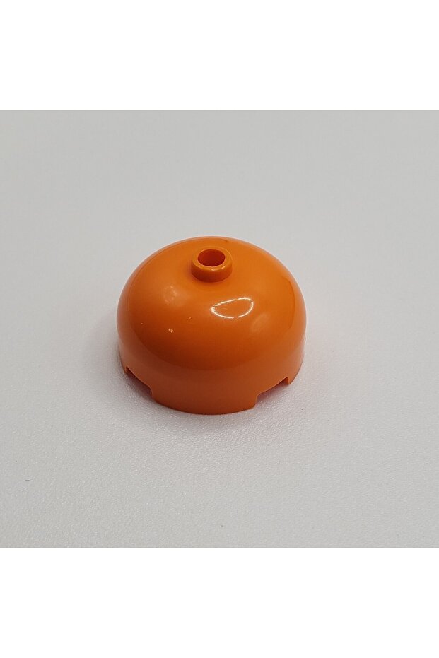 Original Creator Accessory Moc Brick Round 3 X 3 Dome Round Brick Orange 2 Pieces to Send