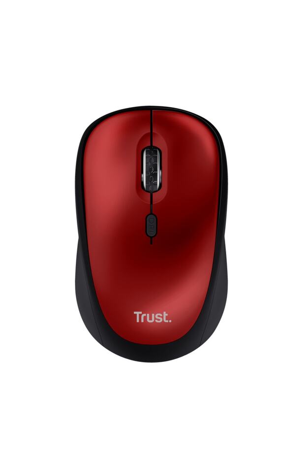 24550 Yvi+ Sessiz Kablosuz Optik Mouse - Kırmızı - 1
