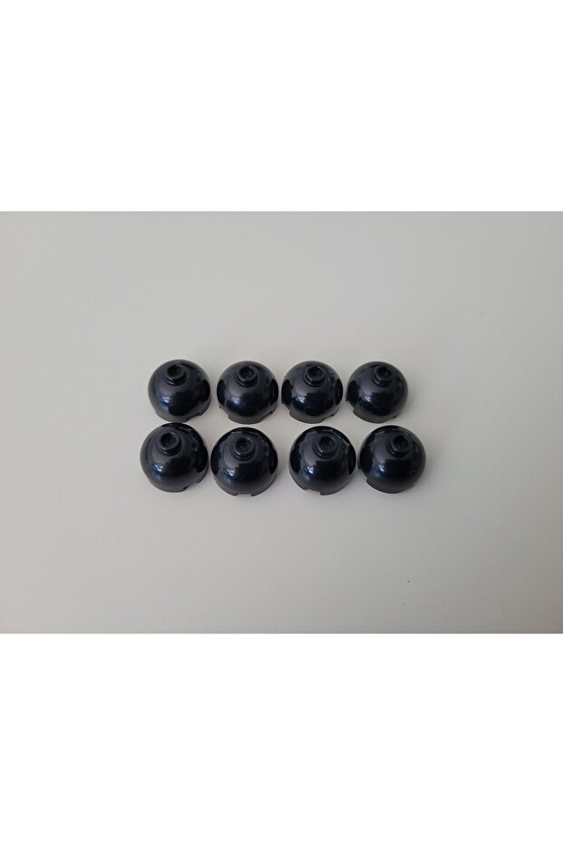 Original Custom Moc Creator Brick Round 2 X 2 Dome Round Brick Black 4 Pieces to Ship