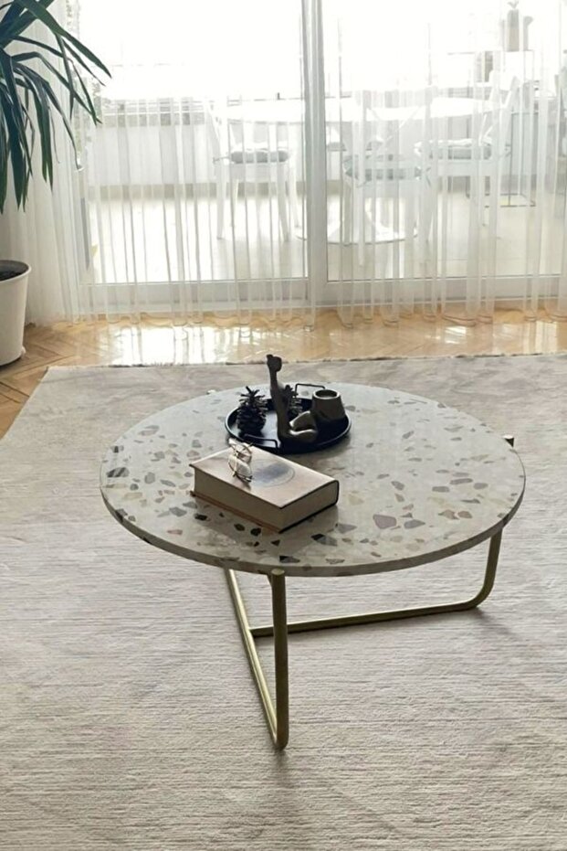 Rokso Terrazo Orta Sehpa - 3