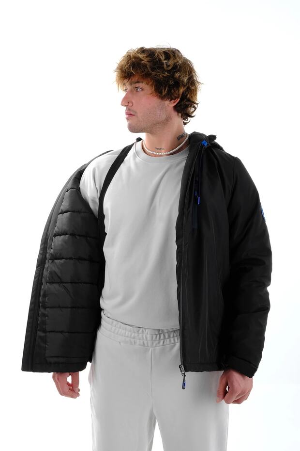 سترة سوداء للرجال (رمز الموديل: J222091 ) - 5