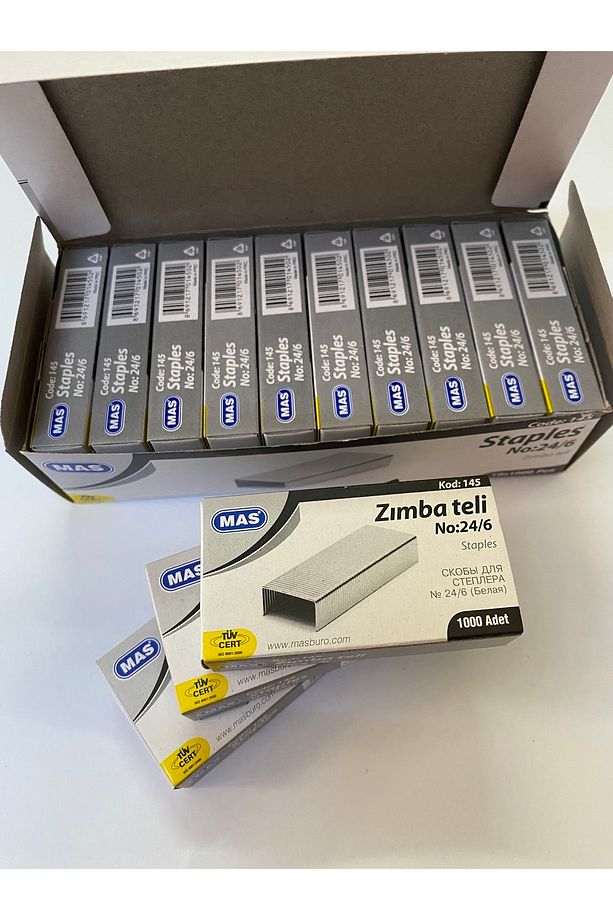 24/6 Zımba Teli Kod:145 10 Adet 1 Kutu - 1