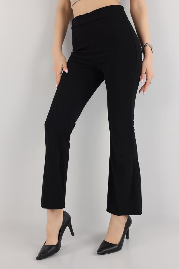 Black Flared Trousers