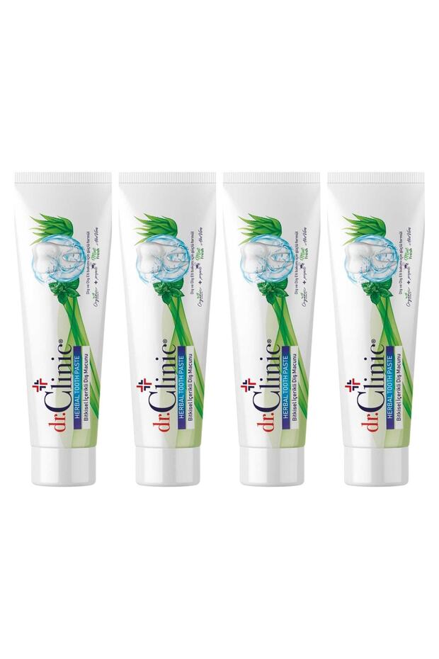 Bitkisel Içerikli Diş Macunu / Partiküllü Diş Macunu 75 Ml / 120 Gr X 4 Adet - 2