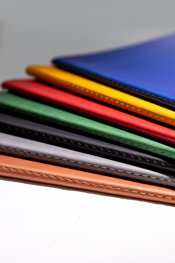 13x21 Cm Termo Deri Kapak Çizgisiz Tarihsiz Defter Yaldız Baskılı - 6