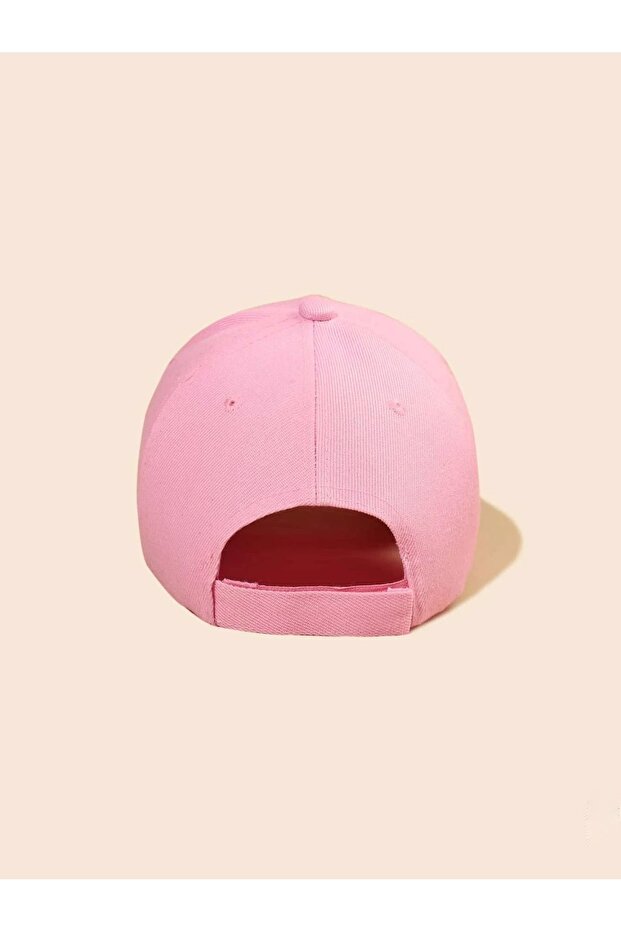 قبعة أساسية للجنسين باللون الوردي الفاتح - 3