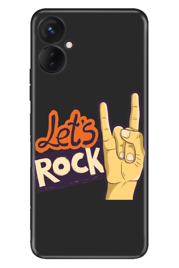 حافظة سبارك 9t من السيليكون بنمط صورة للأشعة فوق البنفسجية Lets Rock