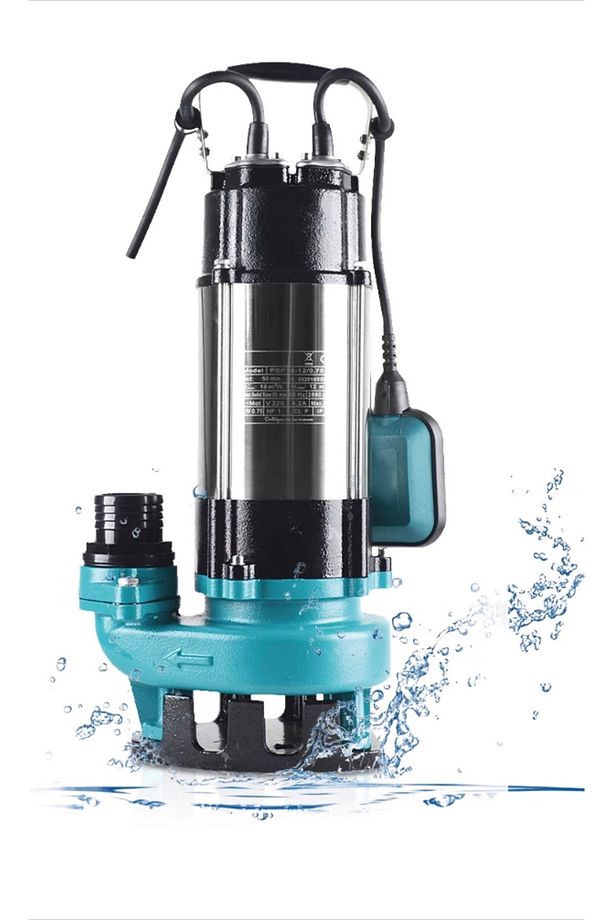 Italyan 2.5 Hp 100% Bakır Sargı Paslanmaz Dalgıç Pompa Kirli Ve Temiz Su Dalgıç - 1