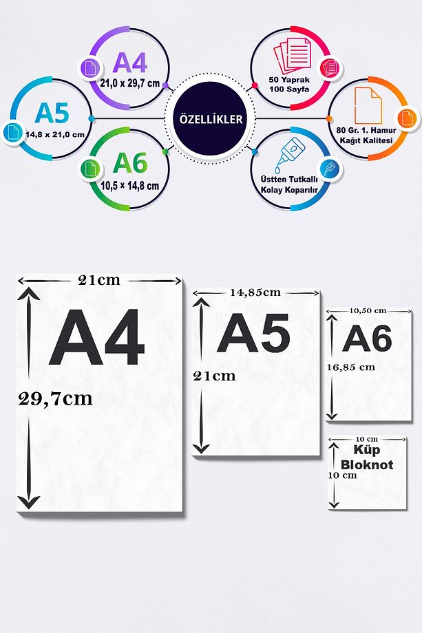 Schedule List, A5 - A6 Planlayıcı Set Weekly, Planner, Daily Goals, To Do List, Reminder, Notes - 3