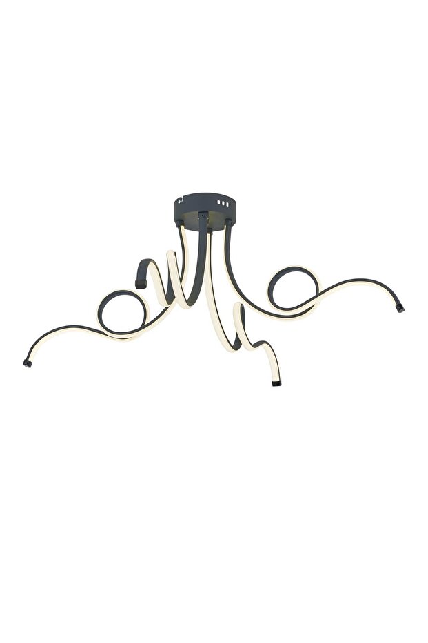 Lucea 3 Renkli Ledli Antresit Renkli 4'lü Plafonyer Avize - 2