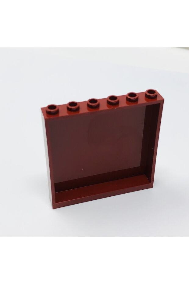 Original Custom Moc Accessory Creator Panel 1 X 6 X 5 Brick Wall Burgundy 2 Pieces Will Be Sent