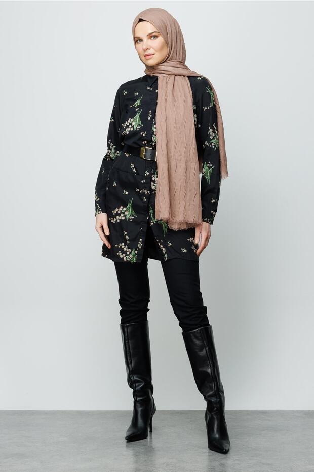 Kanyon Piliseli Bambu Şal - 1