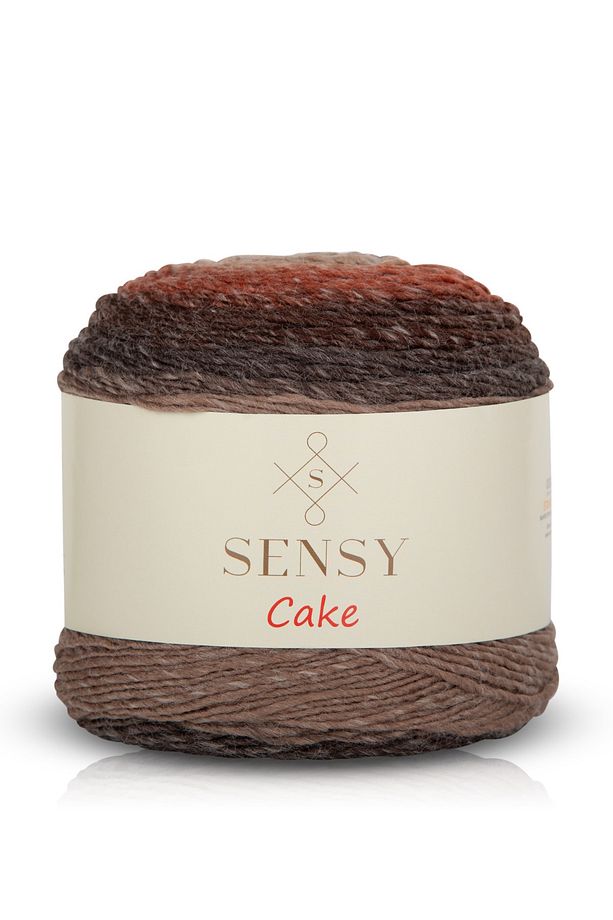 Premium Cake El Örgü Ipi Şal Bluz Aksesuar Ipi Ebruli Ip - 1