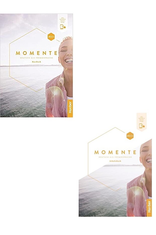 Momente A2.1 Kursbuch + Arbeitsbuch Mit Plus الإصدار التفاعلي والتطبيق