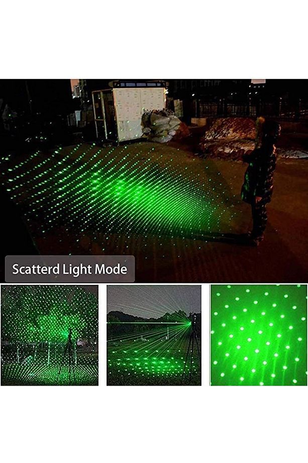Gp-303 Yeşil Lazer Pointer 1000mw Yüksek Güçlü Şarjlı Lazer Işaretliyici - 5