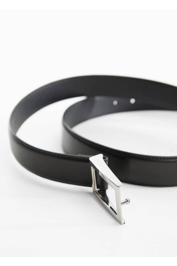 Buckle Leather Belt - 3