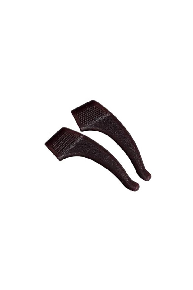 Anti-Slip/Anti-Slip Back of Ear Silicone Glasses Handle Anti-Slip Attachment - Brown