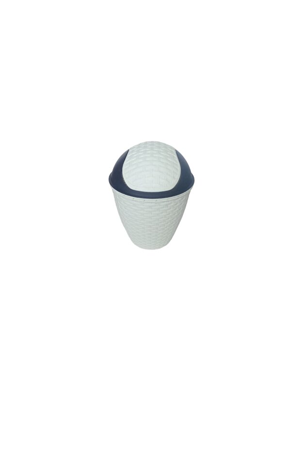 8 Liter Plastic Trash Can with Lid, Stylish and Convenient Design for Office and Bathroom