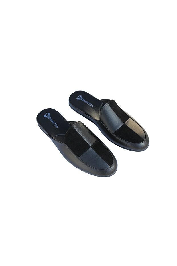Black Men's Guest House Dowry and Groom Slippers
