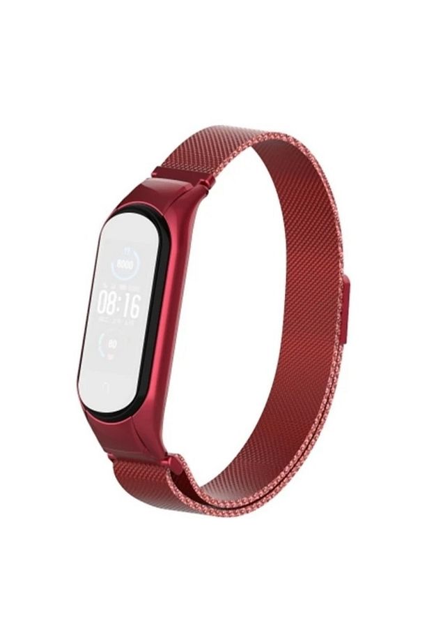 Xiaomi Mi Band 5 Ve 6 Uyumlu Kordon Metal Hasır Örme Milano Loop Kordon - 2