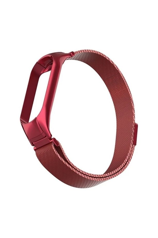Xiaomi Mi Band 5 Ve 6 Uyumlu Kordon Metal Hasır Örme Milano Loop Kordon - 5