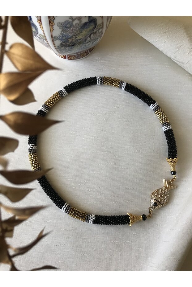 Yılan Desen Kolye - 1