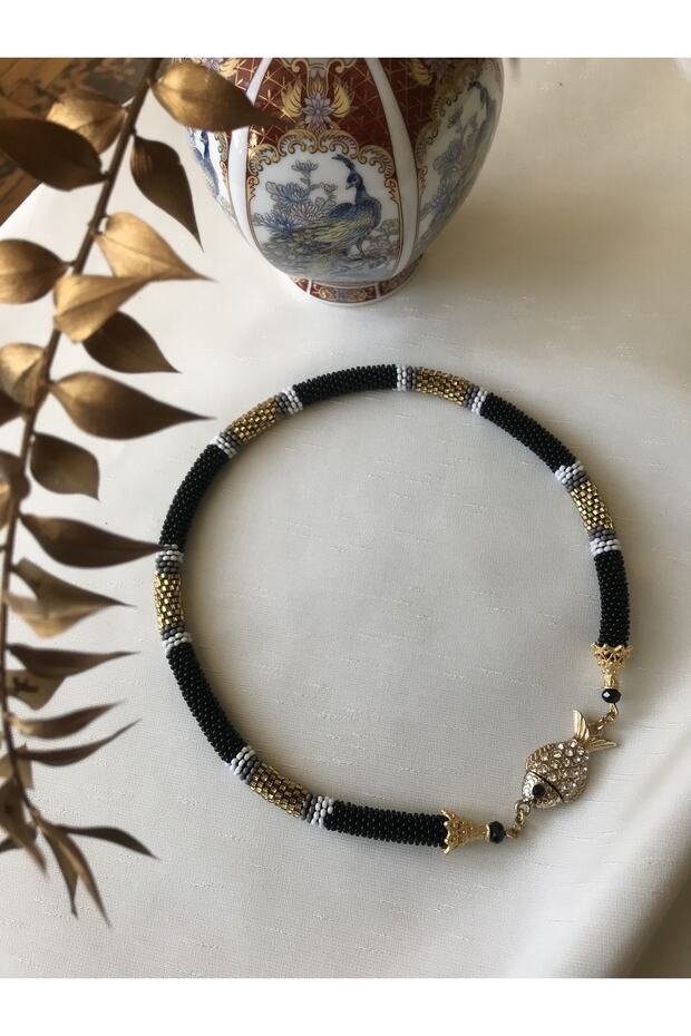 Yılan Desen Kolye - 2