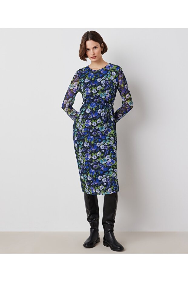 فستان بنمط الأزهار - 3