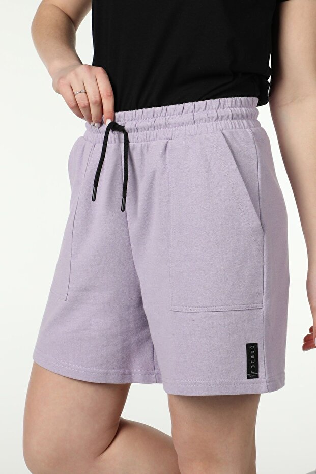 Kadın Şort Lila - 4