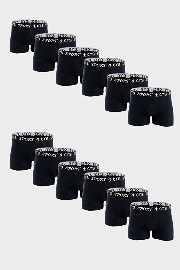 بوكسر سيلان أوغلو 5 قطع ليكرا أسود - 3