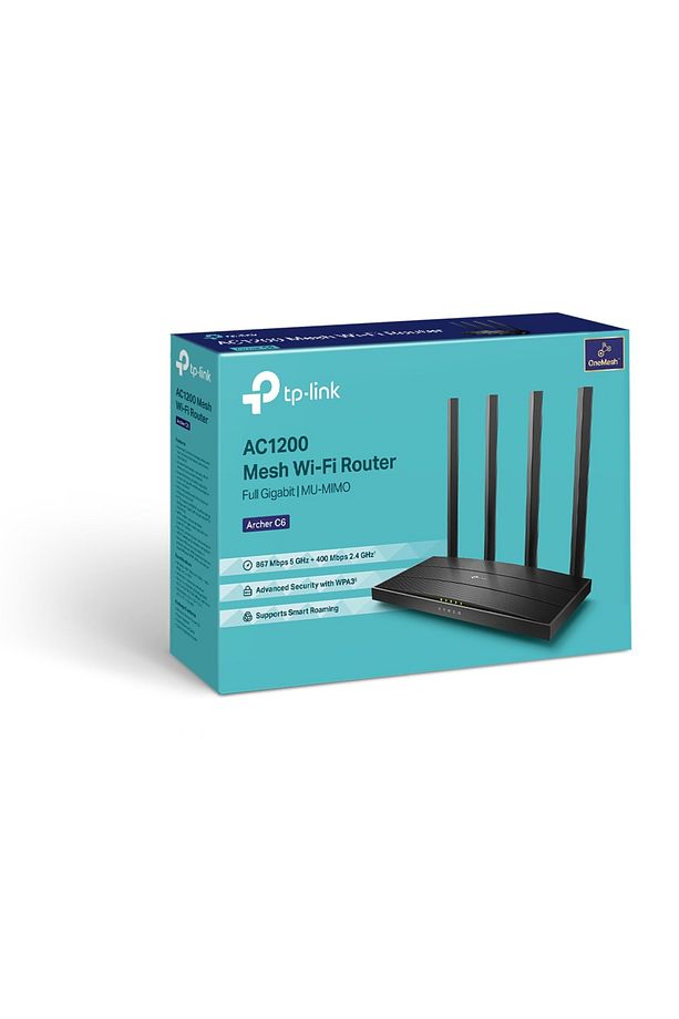 Archer C6 V4 Dual Bant 4 Port Kablosuz Router Ac1200 Wireless Mu-mımo Gigabit Router - 4