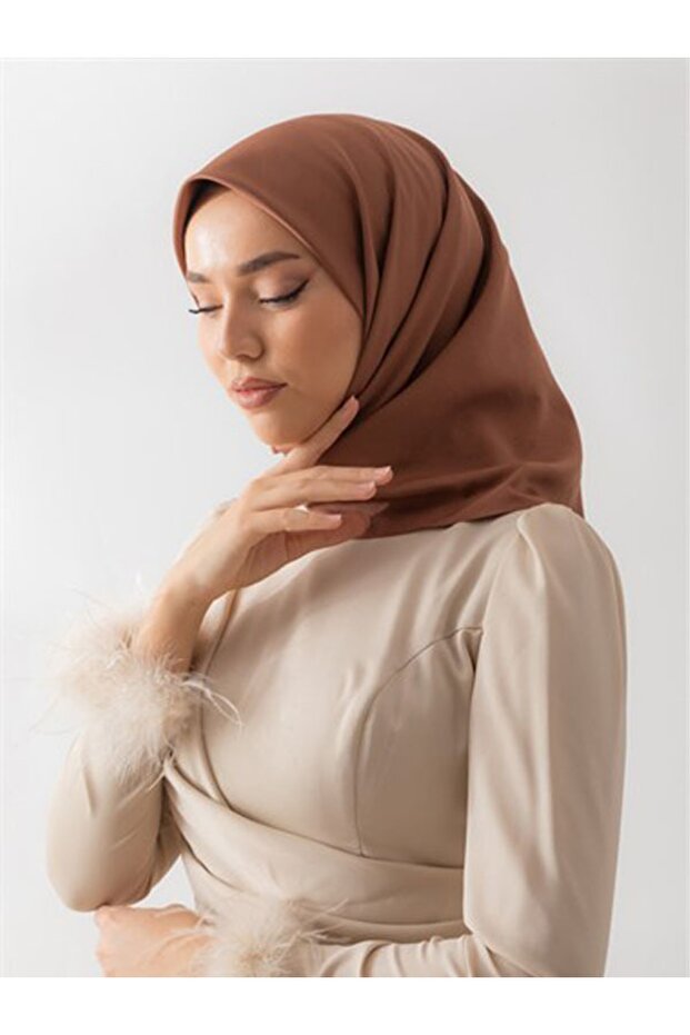 Düz Twill Polyester Eşarp
