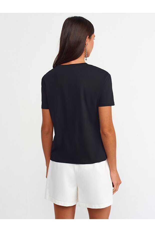 30290 Basic Tshırt-siyah - 2