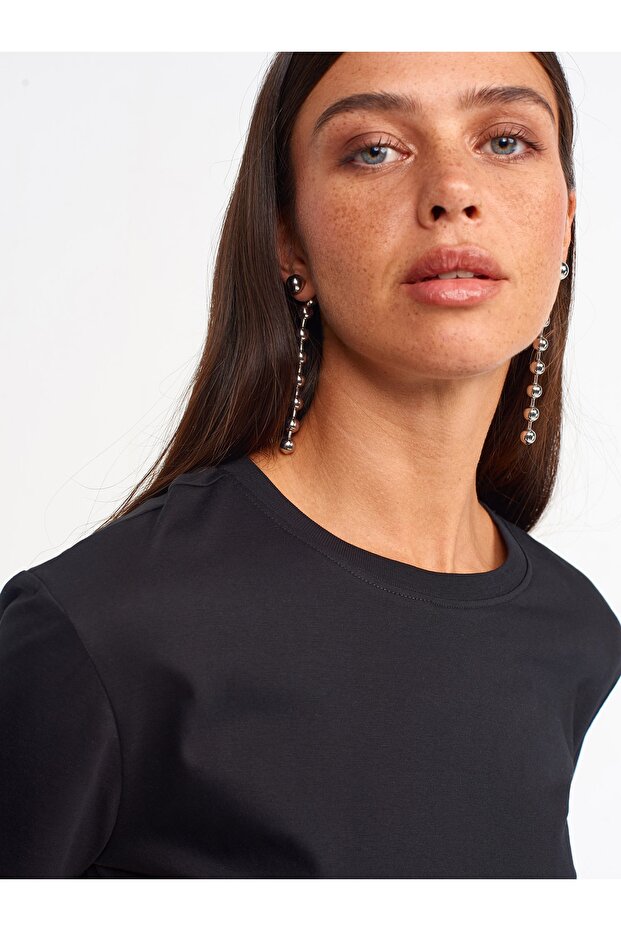 30290 Basic Tshırt-siyah - 4