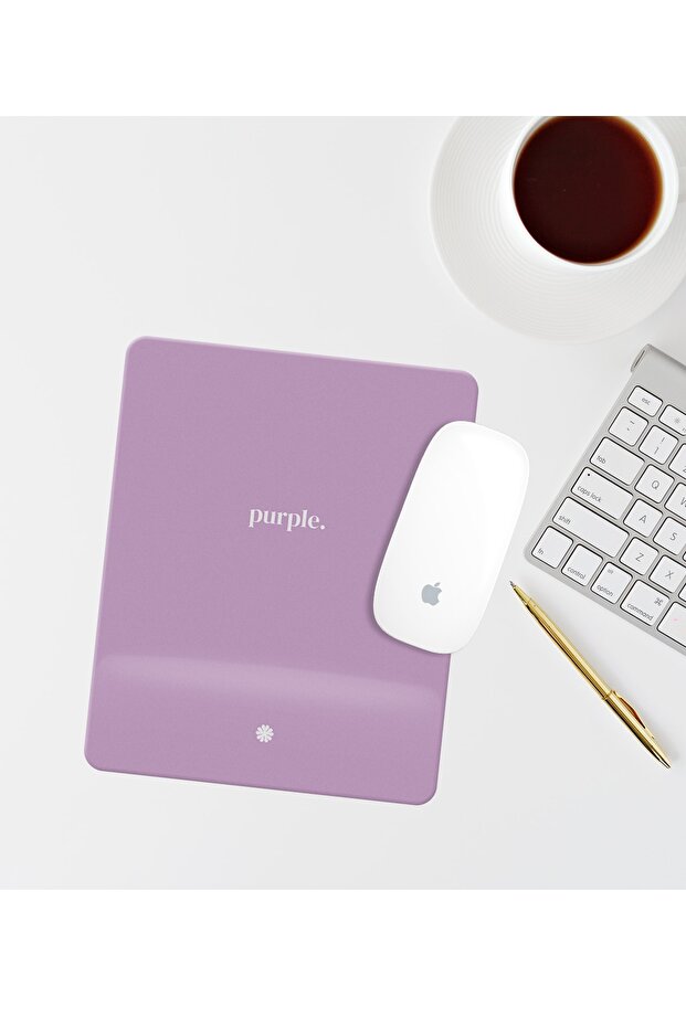 لوحة ماوس مستطيلة لدعم المعصم ملونة - 1