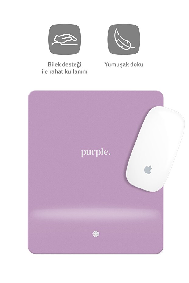 لوحة ماوس مستطيلة لدعم المعصم ملونة - 2