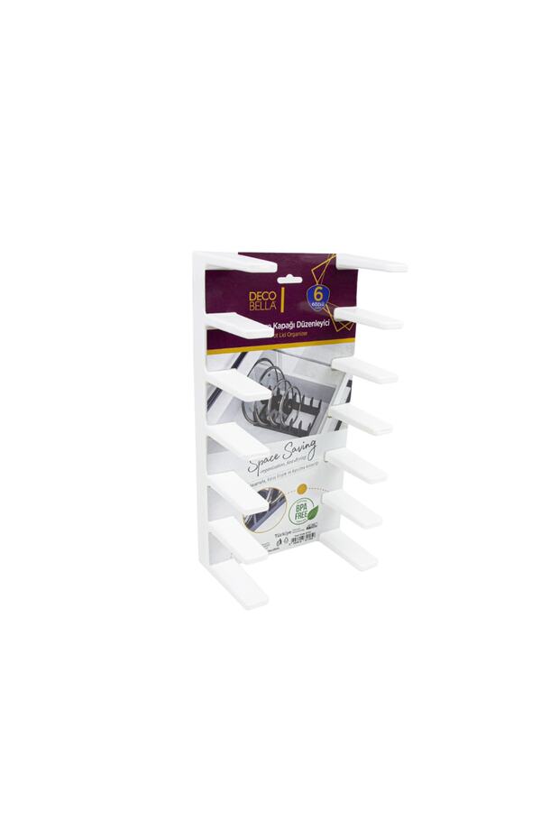 Pot Lid Organizer White